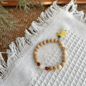 D19 Bead Bracelet: Peachwood（Random style）