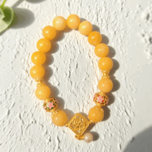 D84 Bead Bracelet: Ninth Cycle Glowing Pearl