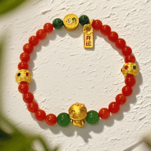 D90 Bead Bracelet: Flash of Insight, Wisdom & Wealth