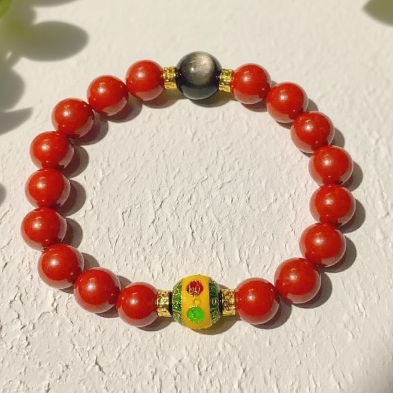 D86 Bead Bracelet: Radiant Male God