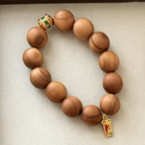 D144 Auspicious Mantra Bead with Koi Pendant