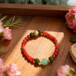 D234 Prosperity Dragon & Phoenix Bead Bracelet（Random style）